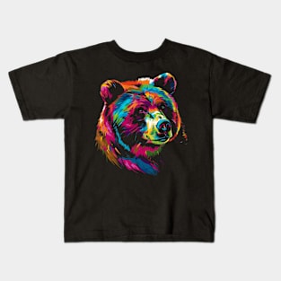 Grizzly Bear Symbolism Kids T-Shirt